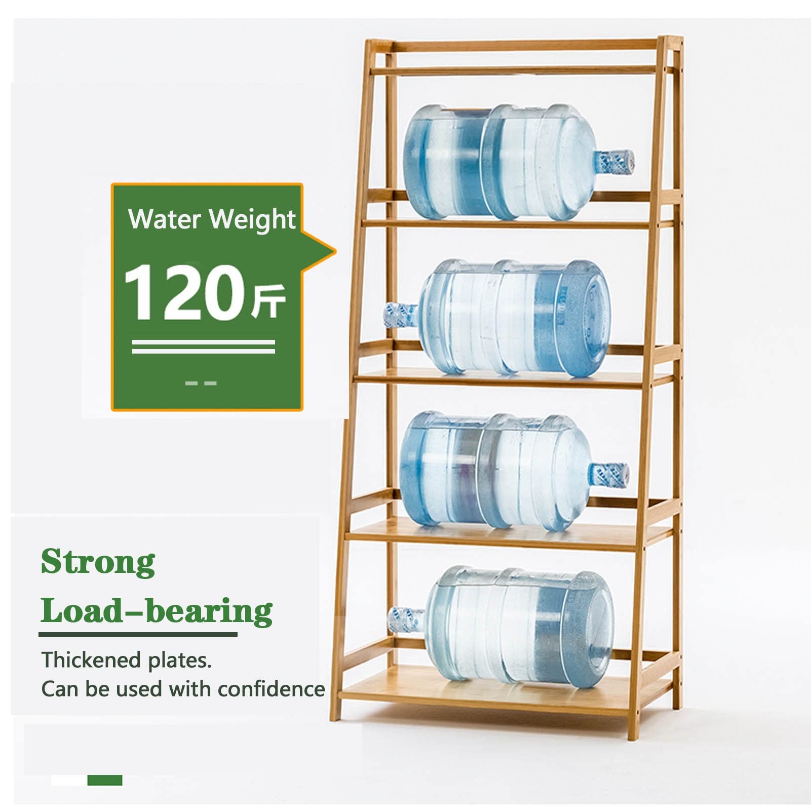 Amazon.com : Flower Shelf Bamboo Tiered Ladder Plant Stand 5 Tier